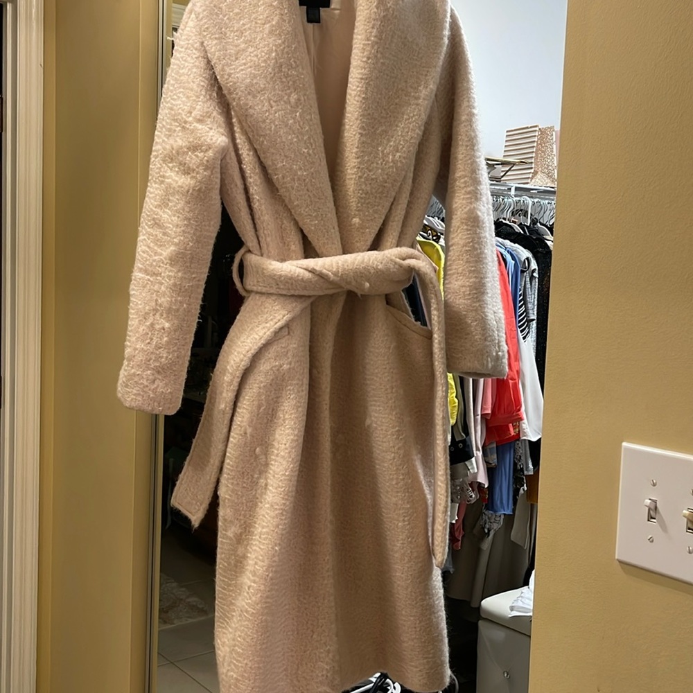 Wool Wrap Coat - image 1